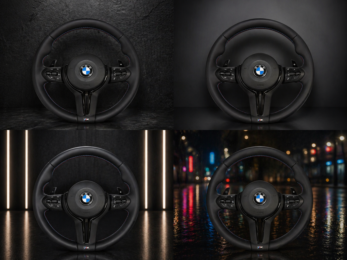 BMW M-style steering wheel BMW F10,F11,F12,F13,F15,F16,F07,F01,F2,F06