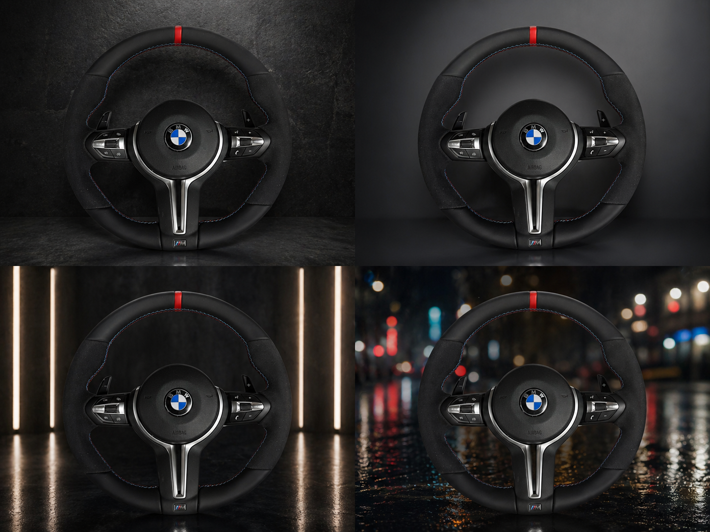 BMW M-style steering wheel BMW F10,F11,F12,F13,F15,F16,F07,F01,F2,F06