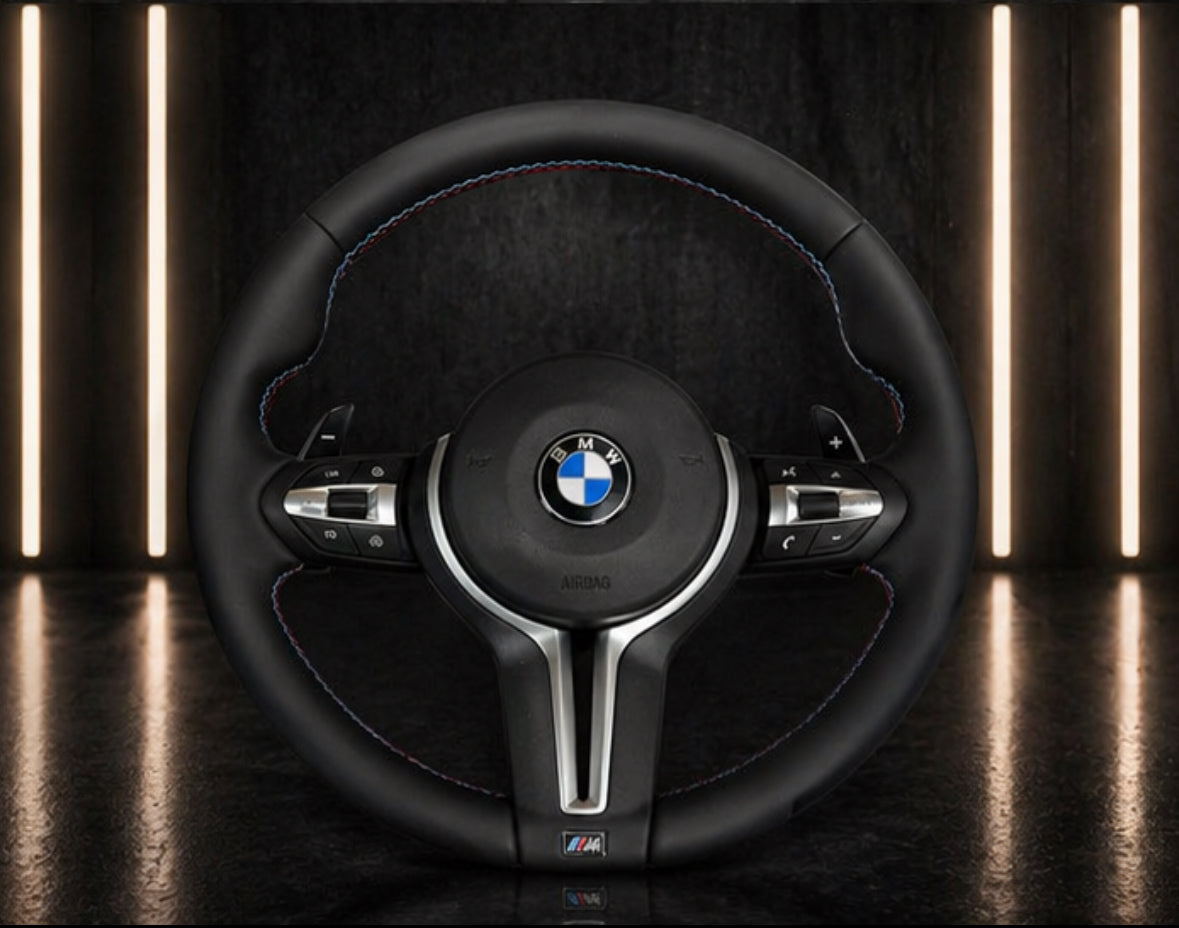 BMW M-style steering wheel BMW F10,F11,F12,F13,F15,F16,F07,F01,F2,F06