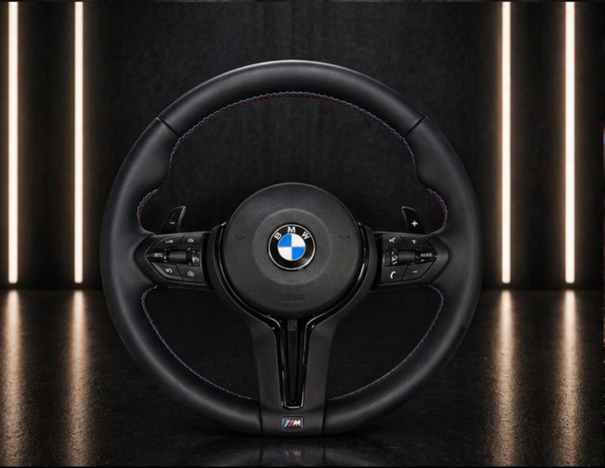 BMW M-style steering wheel BMW F10,F11,F12,F13,F15,F16,F07,F01,F2,F06