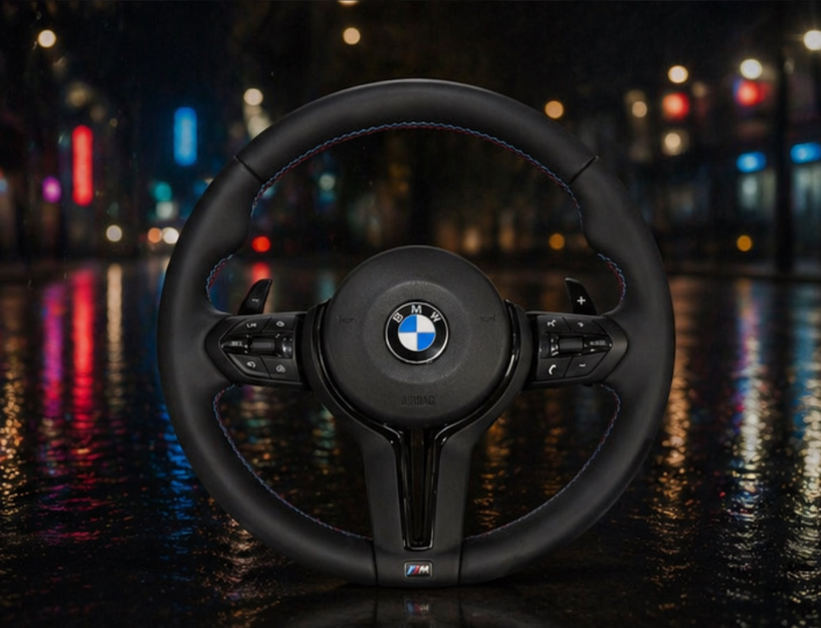 BMW M-style steering wheel BMW F10,F11,F12,F13,F15,F16,F07,F01,F2,F06
