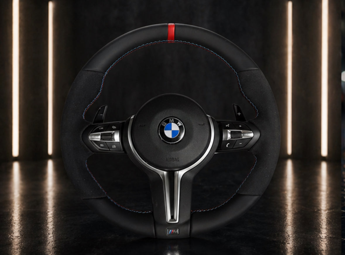 BMW M-style steering wheel BMW F10,F11,F12,F13,F15,F16,F07,F01,F2,F06