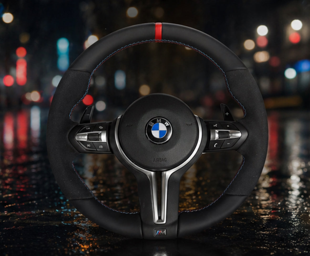 BMW M-style steering wheel BMW F10,F11,F12,F13,F15,F16,F07,F01,F2,F06