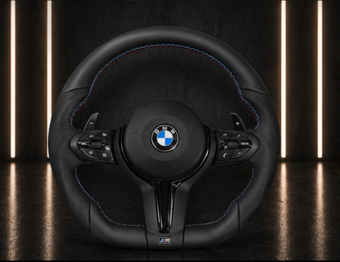 BMW M-style steering wheel BMW F10,F11,F12,F13,F15,F16,F07,F01,F2,F06
