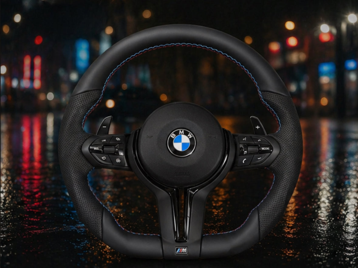 BMW M-style steering wheel BMW F10,F11,F12,F13,F15,F16,F07,F01,F2,F06