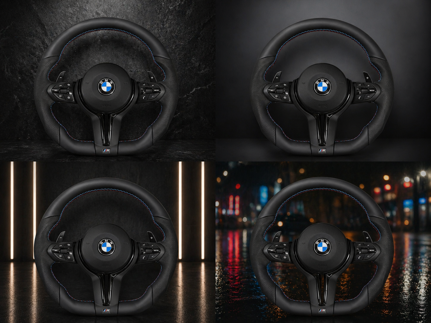 BMW M-style steering wheel BMW F10,F11,F12,F13,F15,F16,F07,F01,F2,F06