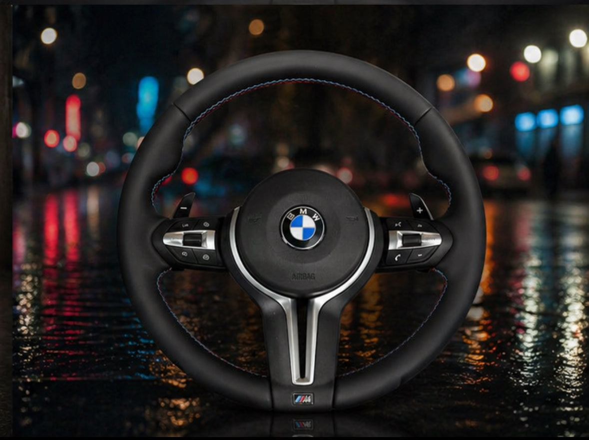 BMW M-style steering wheel BMW F10,F11,F12,F13,F15,F16,F07,F01,F2,F06