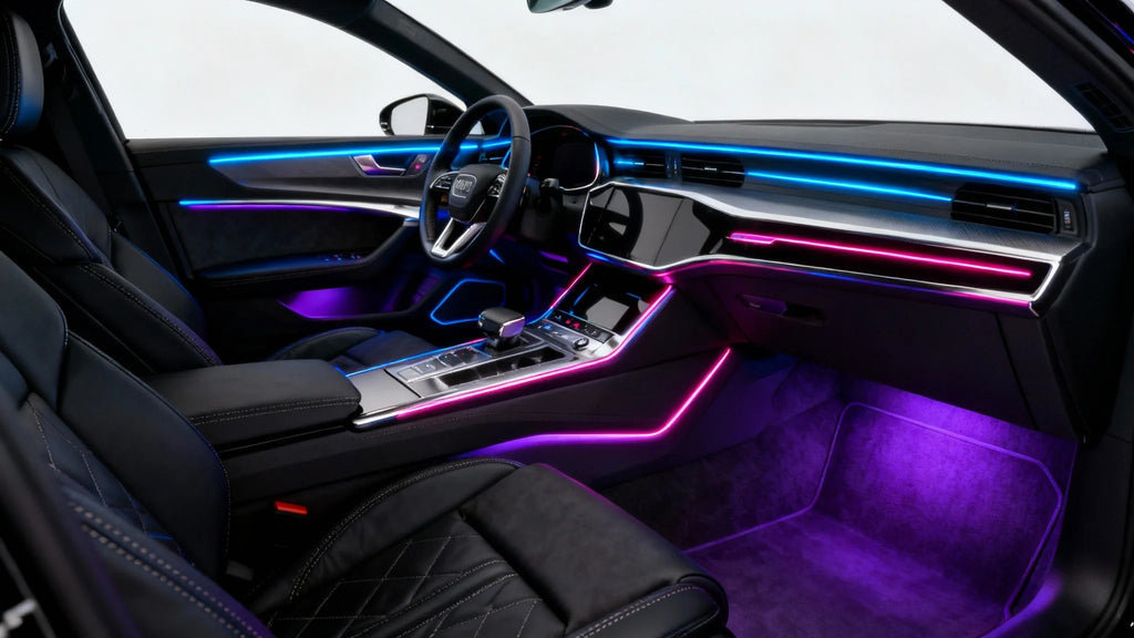 Universal RGB LED Ambient Lighting Kit for Cars6.1