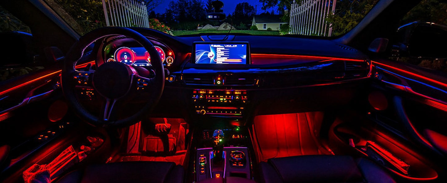 Ultra Bright RGB LED Strip Light for Car 6.1