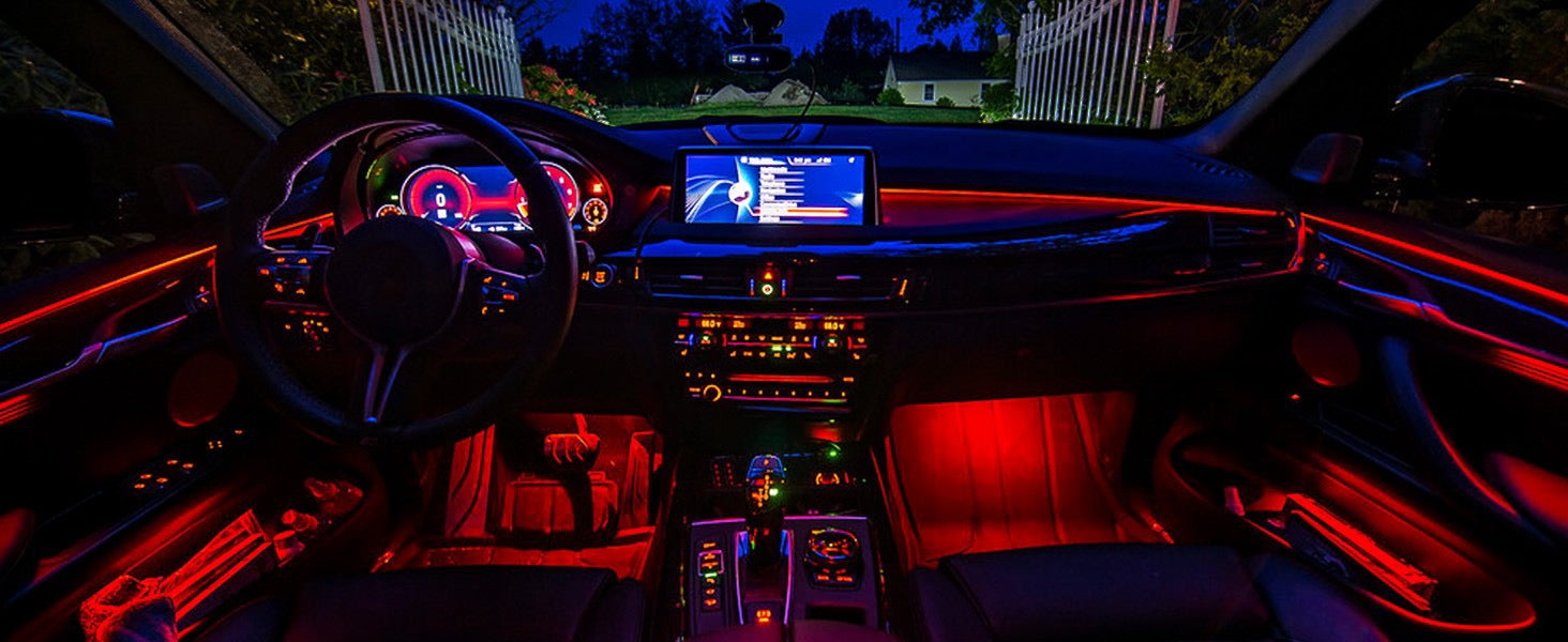 Universal RGB LED Ambient Lighting Kit for Cars 14.1