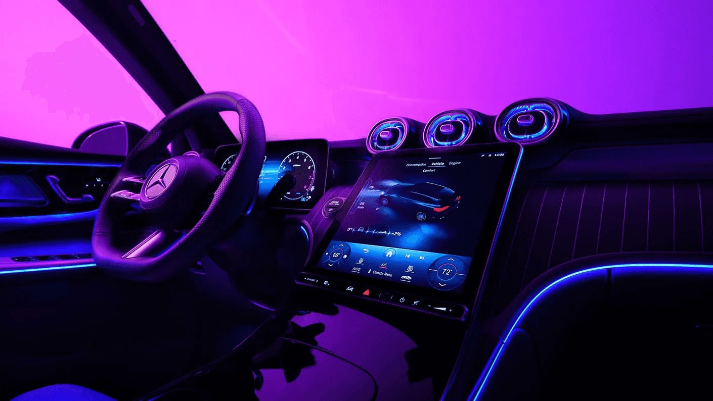 Universal RGB LED Ambient Lighting Kit for Cars 14.1
