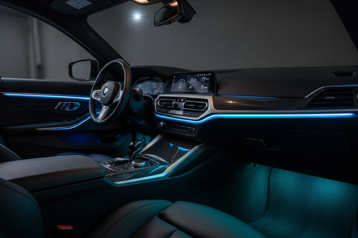Universal RGB LED Ambient Lighting Kit for Cars 14.1